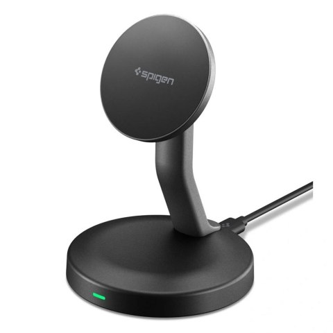 SPIGEN EF151MS ESSENTIAL MAGNETIC MAGSAFE WIRELESS CHARGER 15W BLACK Spigen