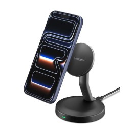 SPIGEN EF151MS ESSENTIAL MAGNETIC MAGSAFE WIRELESS CHARGER 15W BLACK Spigen