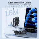 TECH-PROTECT DC240W-GAN 6-PORT DESKTOP CHARGER PD 240W / QC3.0 BLACK Tech-Protect