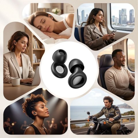 TECH-PROTECT QUIETFIT EARPLUGS BLACK Tech-Protect