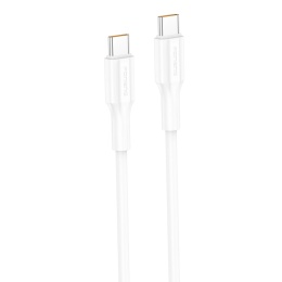 FONENG kabel XS01 USB-C - USB-C PD 60W 1M Biały