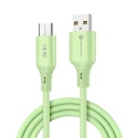 Kabel USB A do Micro USB Forcell F-Energy QC3.0 2,4A 18W Silicone 1 m C341 zielony