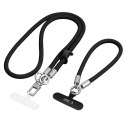 TECH-PROTECT C10S ROPE CROSSBODY & WRIST BLACK/TITANIUM Tech-Protect