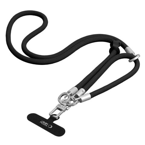 TECH-PROTECT C10S ROPE CROSSBODY & WRIST BLACK/TITANIUM Tech-Protect