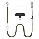 TECH-PROTECT C10S ROPE CROSSBODY & WRIST OLIVE GREEN/TITANIUM Tech-Protect