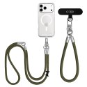 TECH-PROTECT C10S ROPE CROSSBODY & WRIST OLIVE GREEN/TITANIUM Tech-Protect