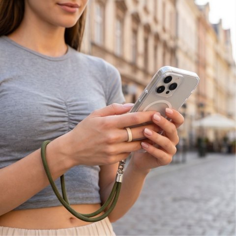 TECH-PROTECT C10S ROPE CROSSBODY & WRIST OLIVE GREEN/TITANIUM Tech-Protect