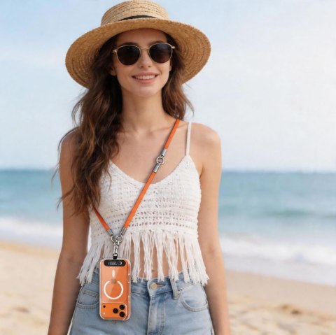 TECH-PROTECT C10S ROPE CROSSBODY & WRIST ORANGE/TITANIUM Tech-Protect