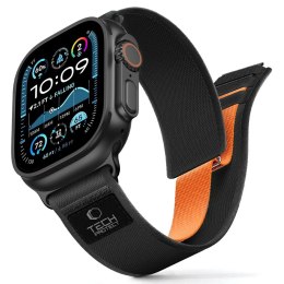 TECH-PROTECT NYLON ELITE APPLE WATCH 8 / 9 / 10 / 11 / SE / ULTRA (44 / 45 / 46 / 49 MM) BLACK/ORANGE Tech-Protect