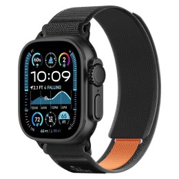 TECH-PROTECT NYLON ELITE APPLE WATCH 8 / 9 / 10 / 11 / SE / ULTRA (44 / 45 / 46 / 49 MM) BLACK/ORANGE Tech-Protect