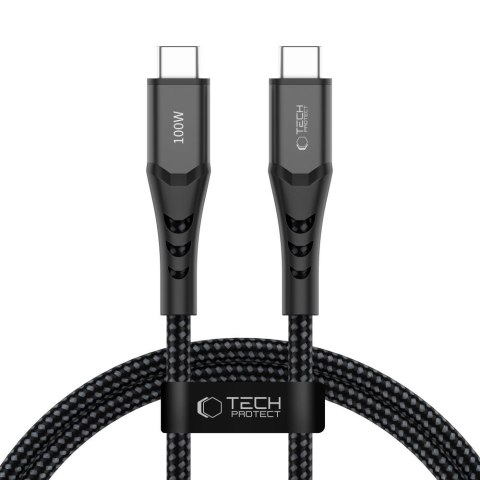TECH-PROTECT UB11T ULTRABOOST TYPE-C CABLE PD 100W / QC3.0 100CM BLACK Tech-Protect
