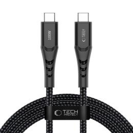 TECH-PROTECT UB11T ULTRABOOST TYPE-C CABLE PD 100W / QC3.0 200CM BLACK Tech-Protect