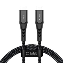 TECH-PROTECT UB11T ULTRABOOST TYPE-C CABLE PD 240W / QC3.0 100CM BLACK Tech-Protect