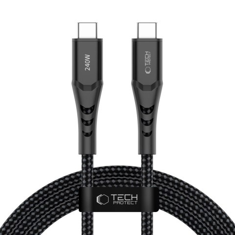 TECH-PROTECT UB11T ULTRABOOST TYPE-C CABLE PD 240W / QC3.0 200CM BLACK Tech-Protect