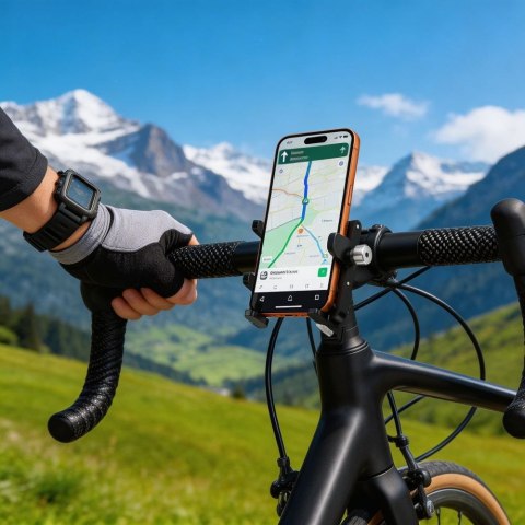 TECH-PROTECT V5 HANDLEBAR & STEM UNIVERSAL BIKE MOUNT BLACK Tech-Protect