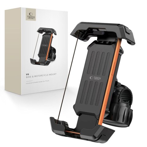 TECH-PROTECT V6 UNIVERSAL BIKE & MOTORCYCLE MOUNT BLACK Tech-Protect