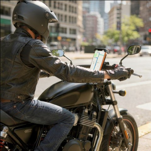 TECH-PROTECT V6 UNIVERSAL BIKE & MOTORCYCLE MOUNT BLACK Tech-Protect
